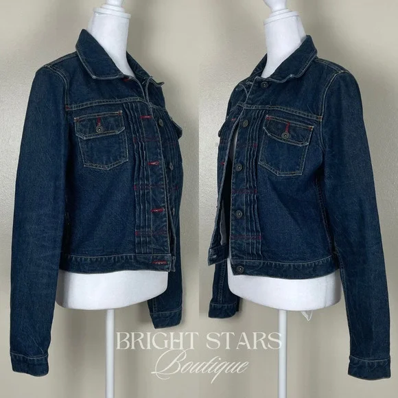 Rare Denim Jacket ALT Wash ASO Buffy Summers Buffy the Vampire Slayer Y2K Blue - Picture 7 of 11